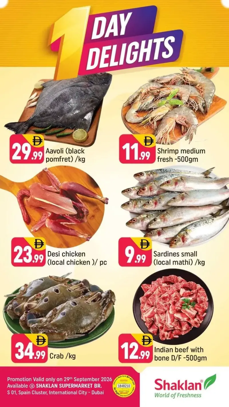 Shaklan weekly ad Sep 29 – Sep 30, 2026 – page 1