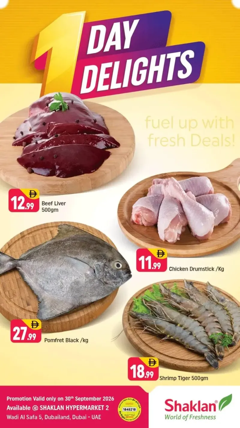 Shaklan weekly ad Sep 30 – Oct 1, 2026 – page 1