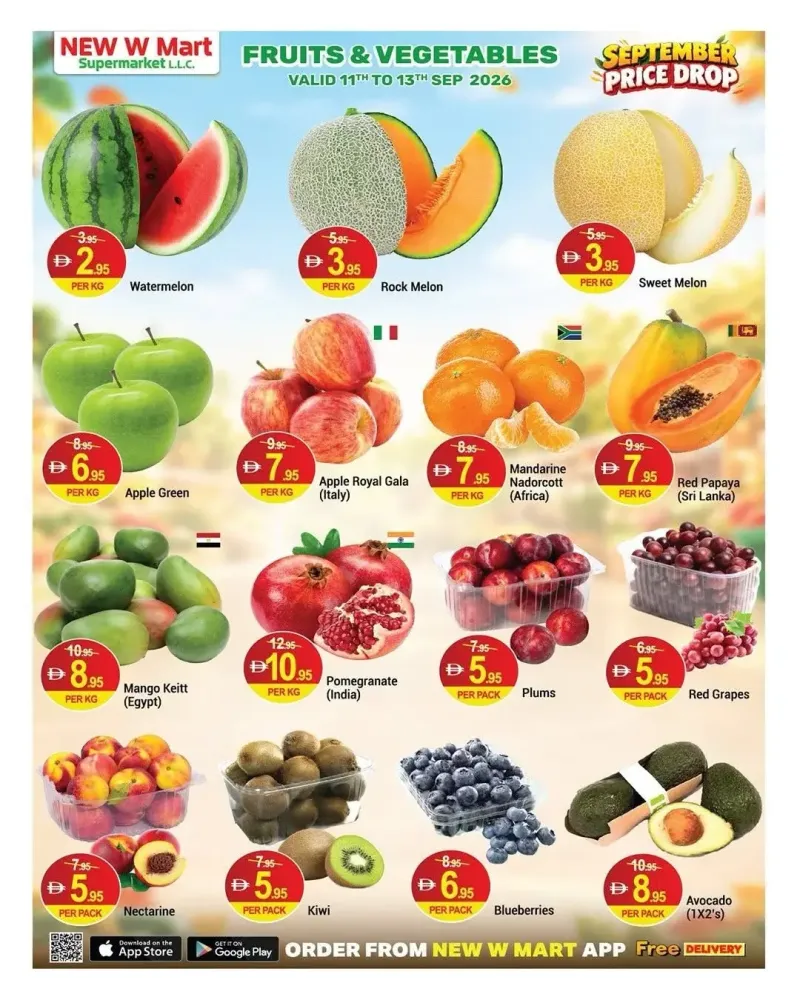New W Mart weekly ad Sep 11 – Sep 14, 2026 – page 1