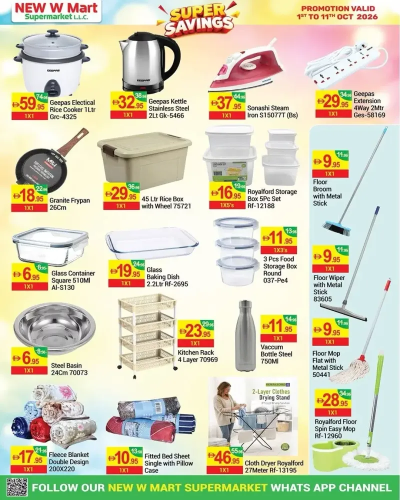 New W Mart weekly ad Oct 1 – Oct 12, 2026 – page 18