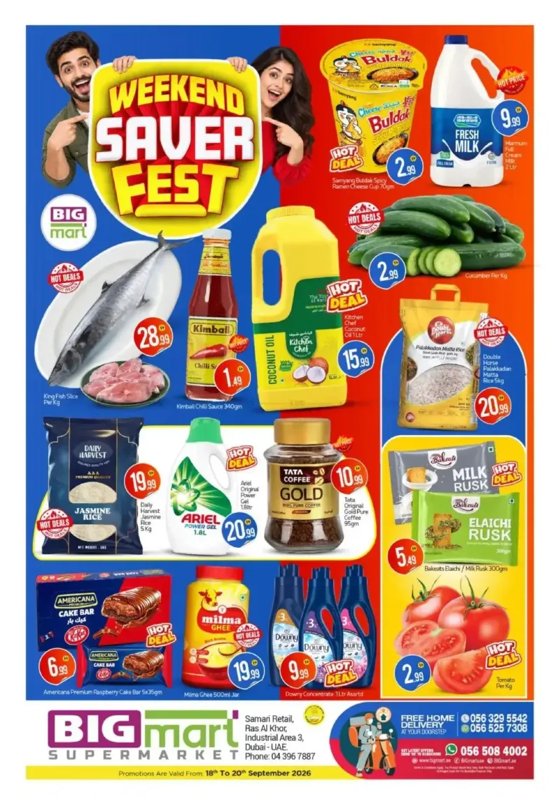 Bigmart weekly ad Sep 18 – Sep 21, 2026 – page 1