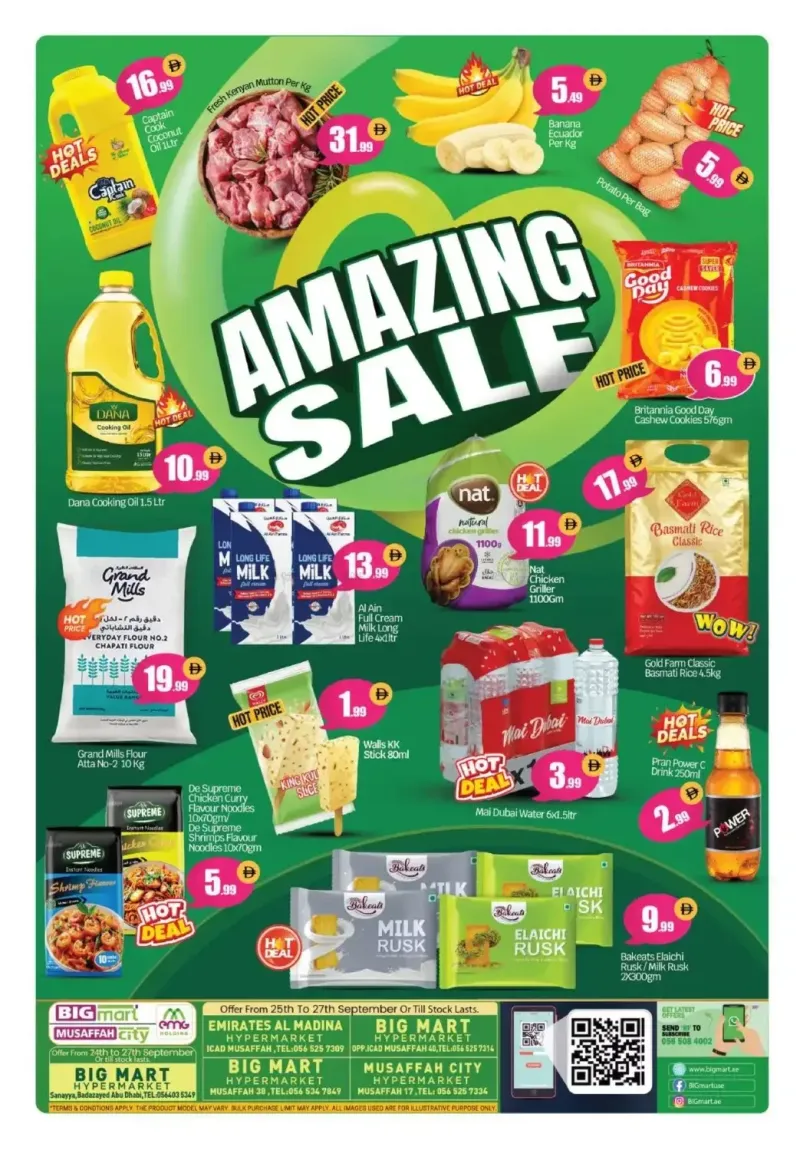 Bigmart weekly ad Sep 25 – Sep 28, 2026 – page 1