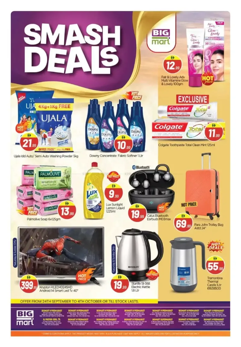 Bigmart weekly ad Sep 24 – Oct 5, 2026 – page 1