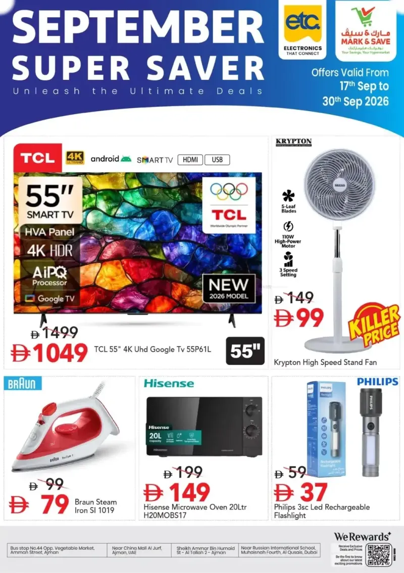 Mark & Save UAE weekly ad Sep 18 – Oct 1, 2026 – page 1