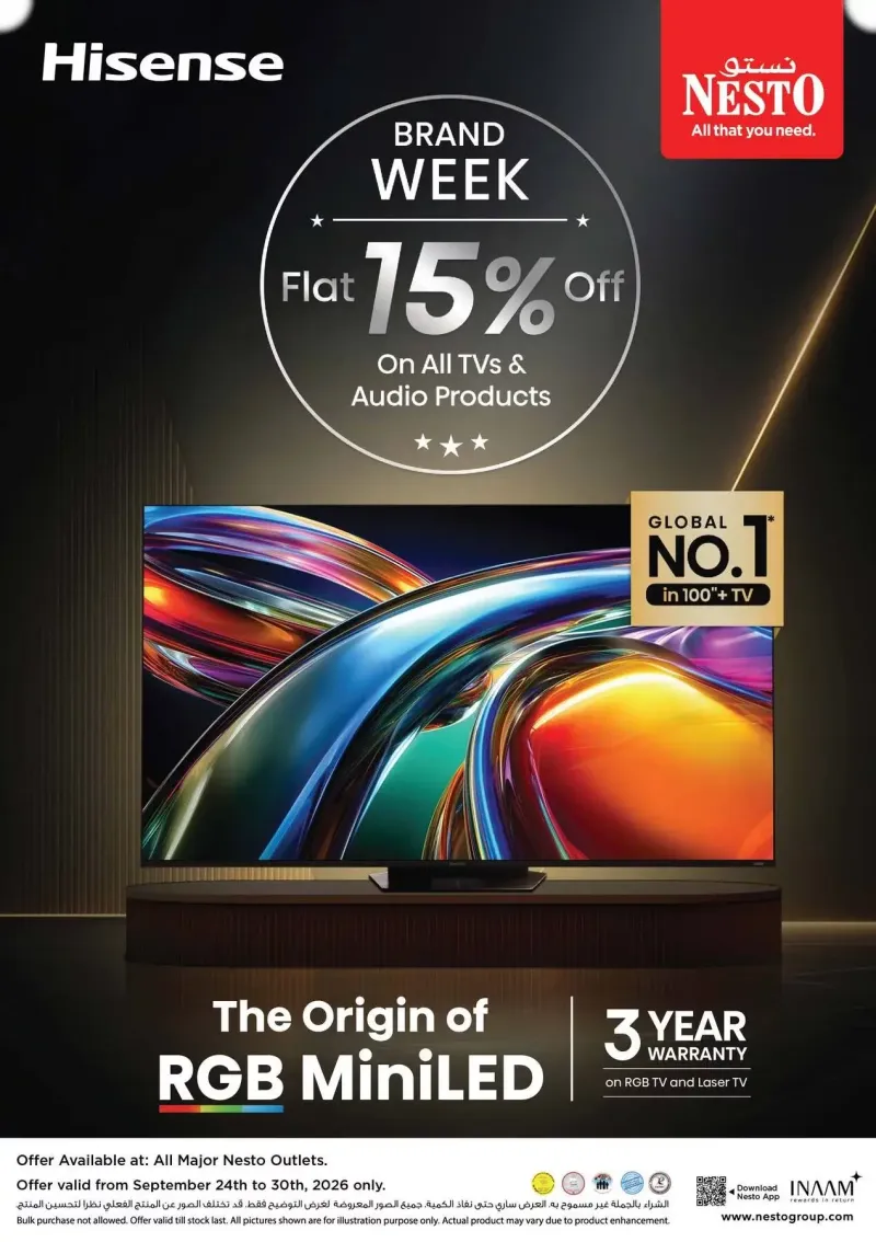Nesto weekly ad Sep 28 – Oct 1, 2026 – page 1