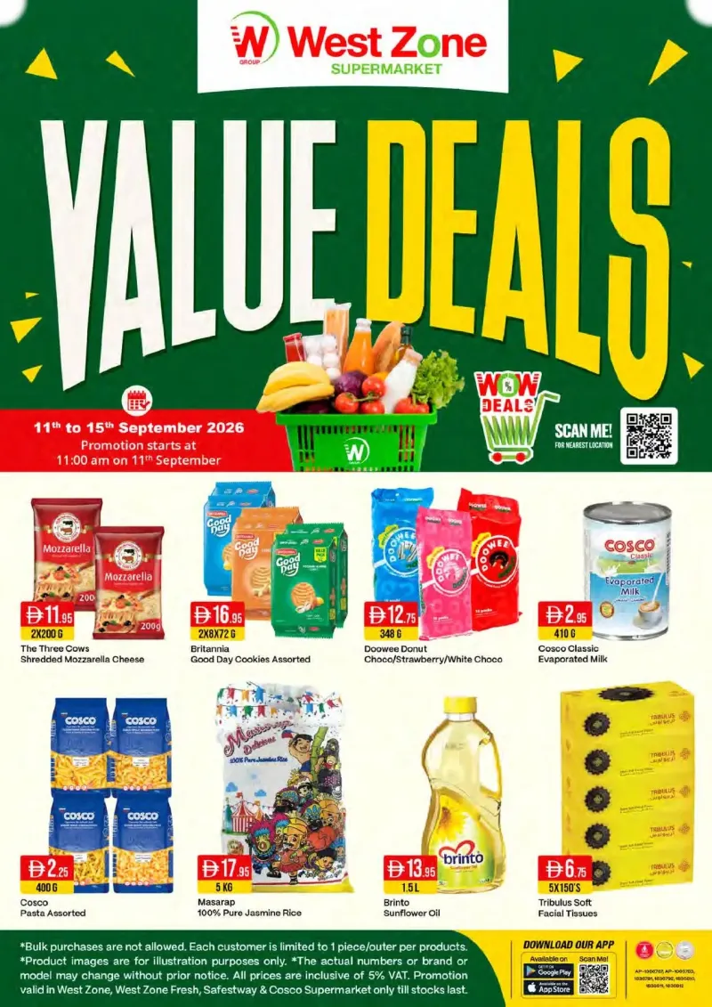 West Zone weekly ad Sep 11 – Sep 16, 2026 – page 1