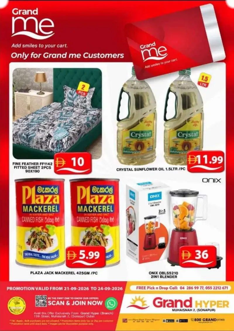 Grand Hypermarket weekly ad Sep 21 – Sep 25, 2026 – page 1