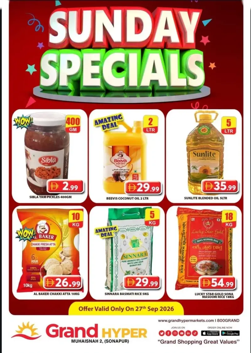 Grand Hypermarket weekly ad Sep 27 – Sep 28, 2026 – page 1