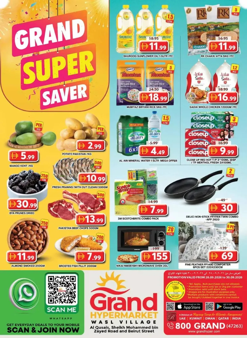 Grand Hypermarket weekly ad Sep 28 – Oct 1, 2026 – page 1