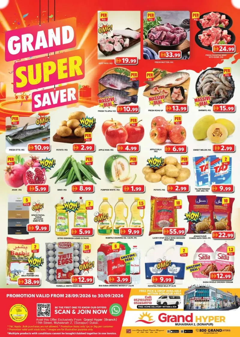 Grand Hypermarket weekly ad Sep 28 – Oct 1, 2026 – page 1