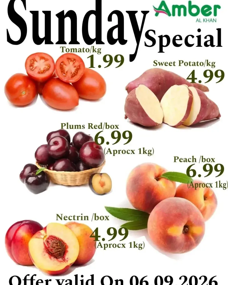 Amber weekly ad Sep 6 – Sep 7, 2026 – page 1