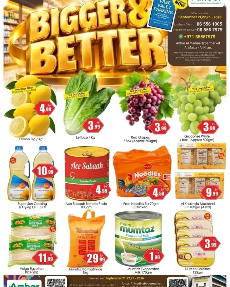 Amber weekly ad Sep 21 – Sep 24, 2026 – page 1