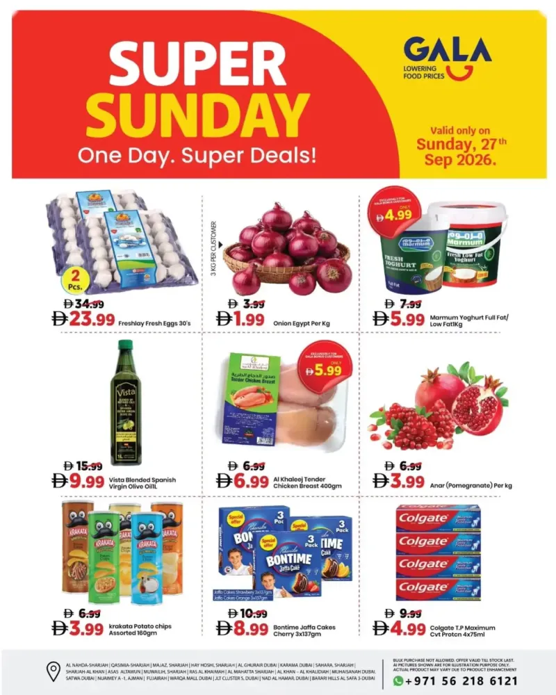 Gala Supermarket weekly ad Sep 27 – Sep 28, 2026 – page 1