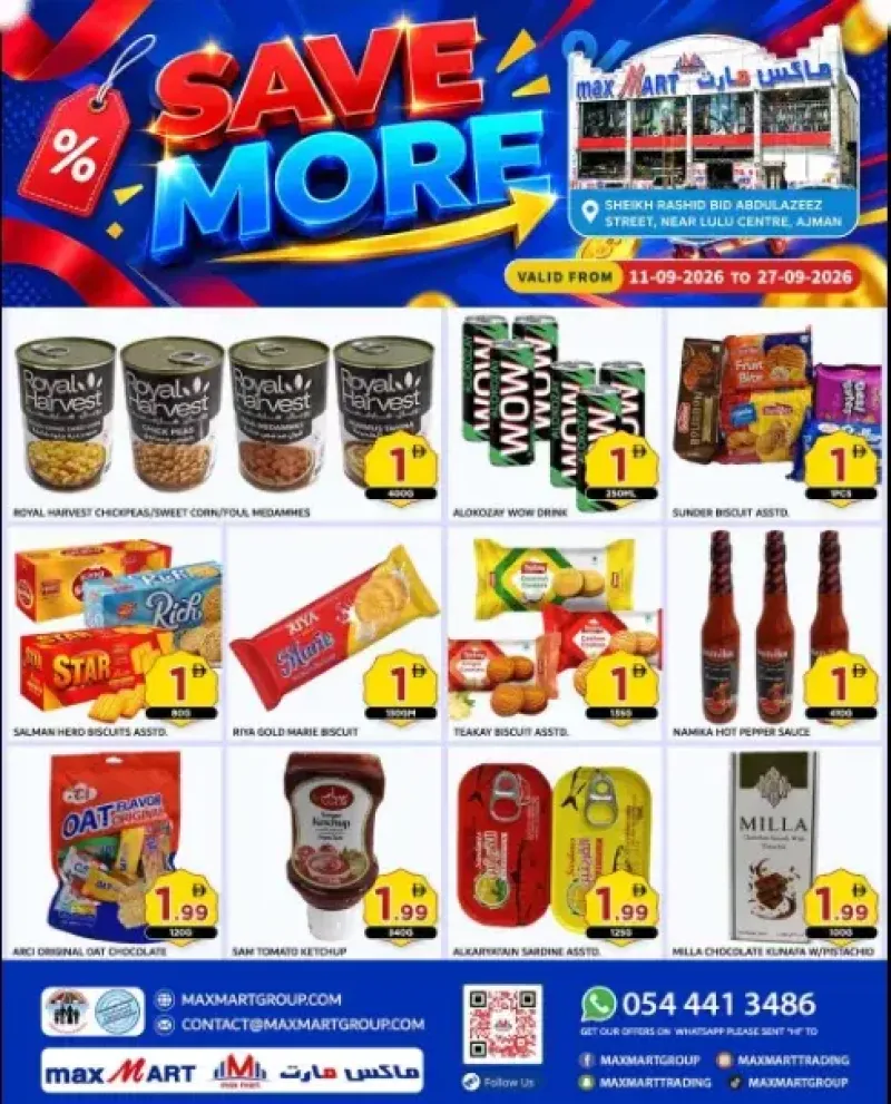 Max mart weekly ad Sep 13 – Sep 28, 2026 – page 1