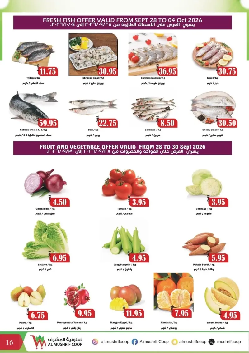 al-mushrif-co-operative-society weekly ad Sep 28 – Oct 16, 2026 – page 16