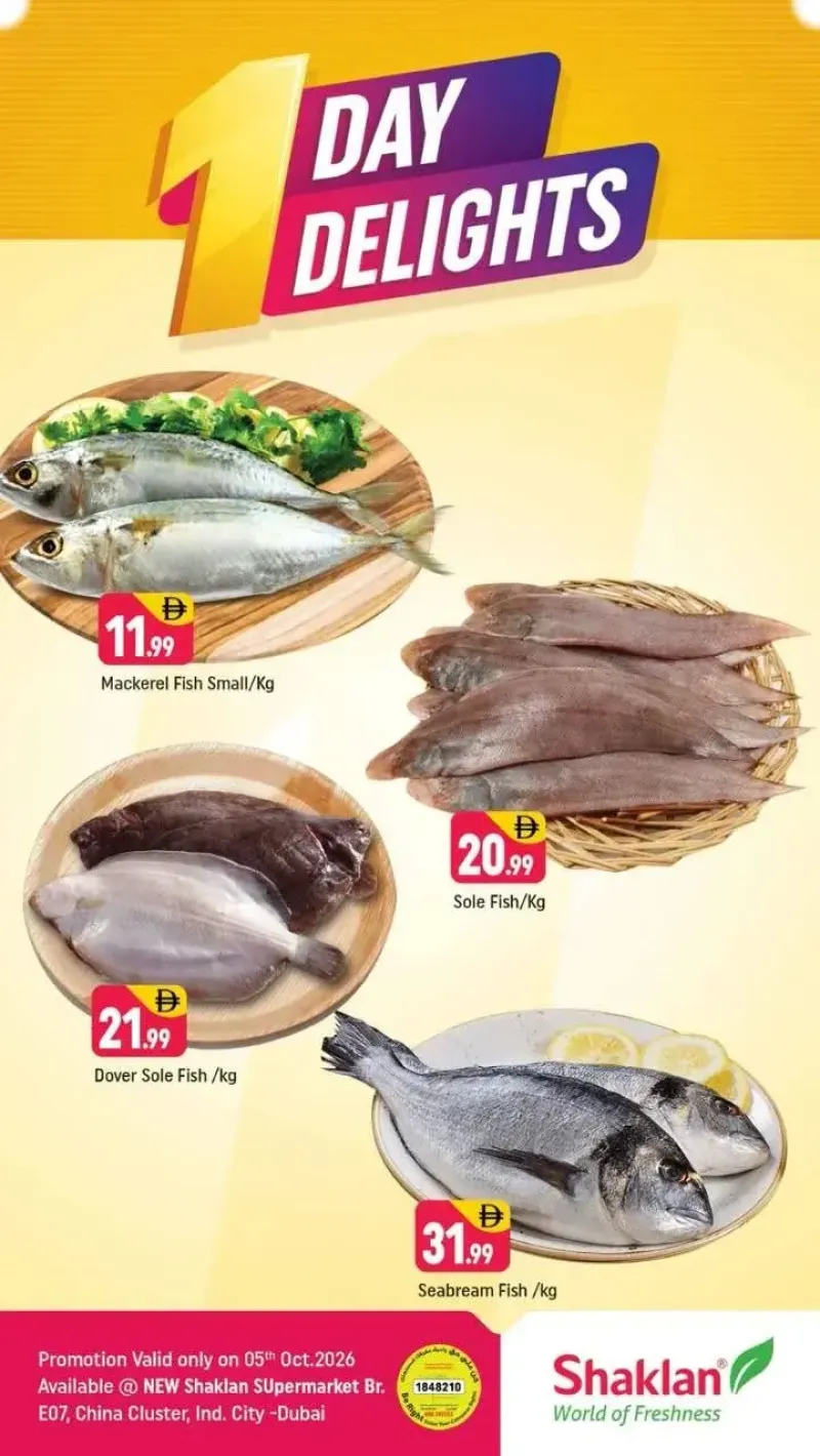 Shaklan weekly ad Oct 5 – Oct 6, 2026 – page 1