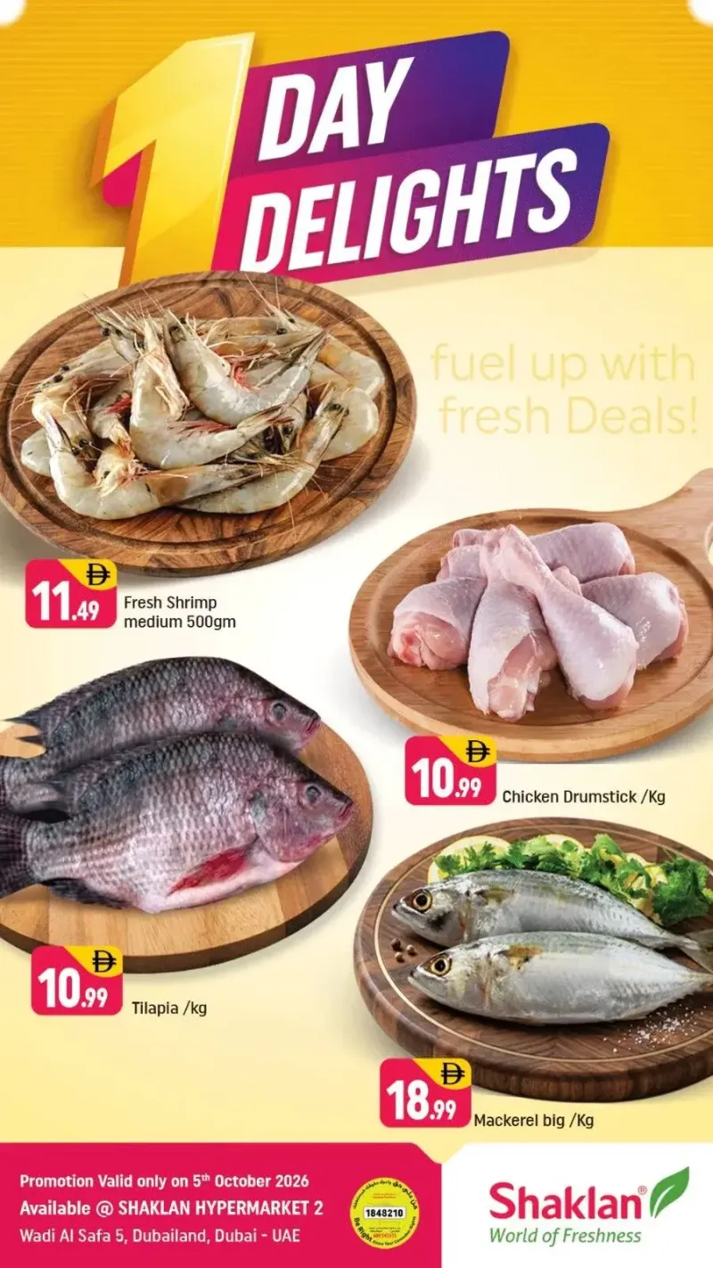 Shaklan weekly ad Oct 5 – Oct 6, 2026 – page 1