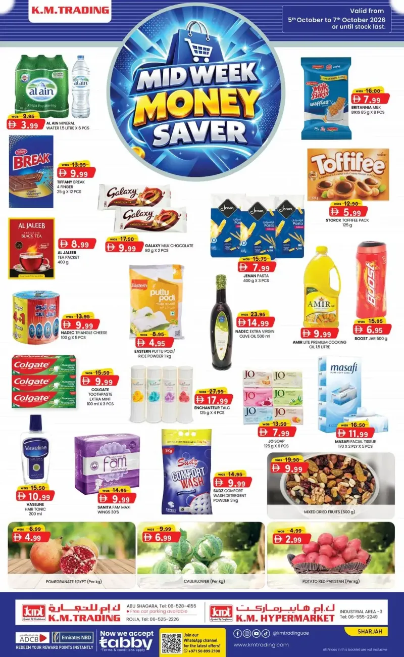 K.M. TRADING weekly ad Oct 5 – Oct 8, 2026 – page 1