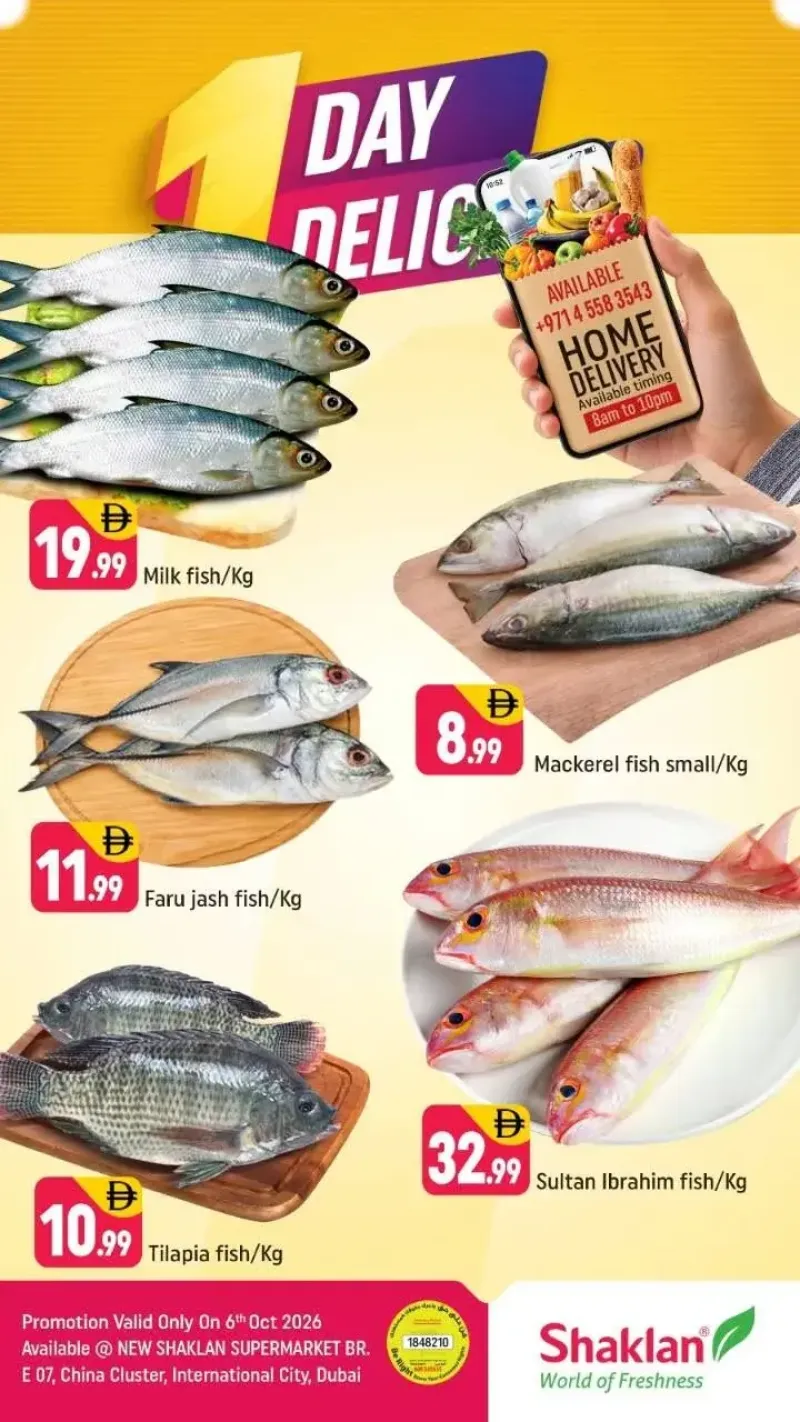 Shaklan weekly ad Oct 6 – Oct 7, 2026 – page 1