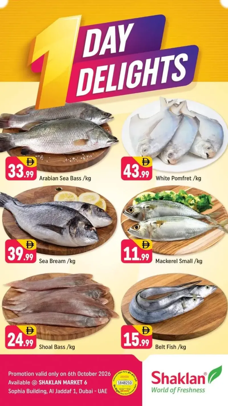 Shaklan weekly ad Oct 6 – Oct 7, 2026 – page 1