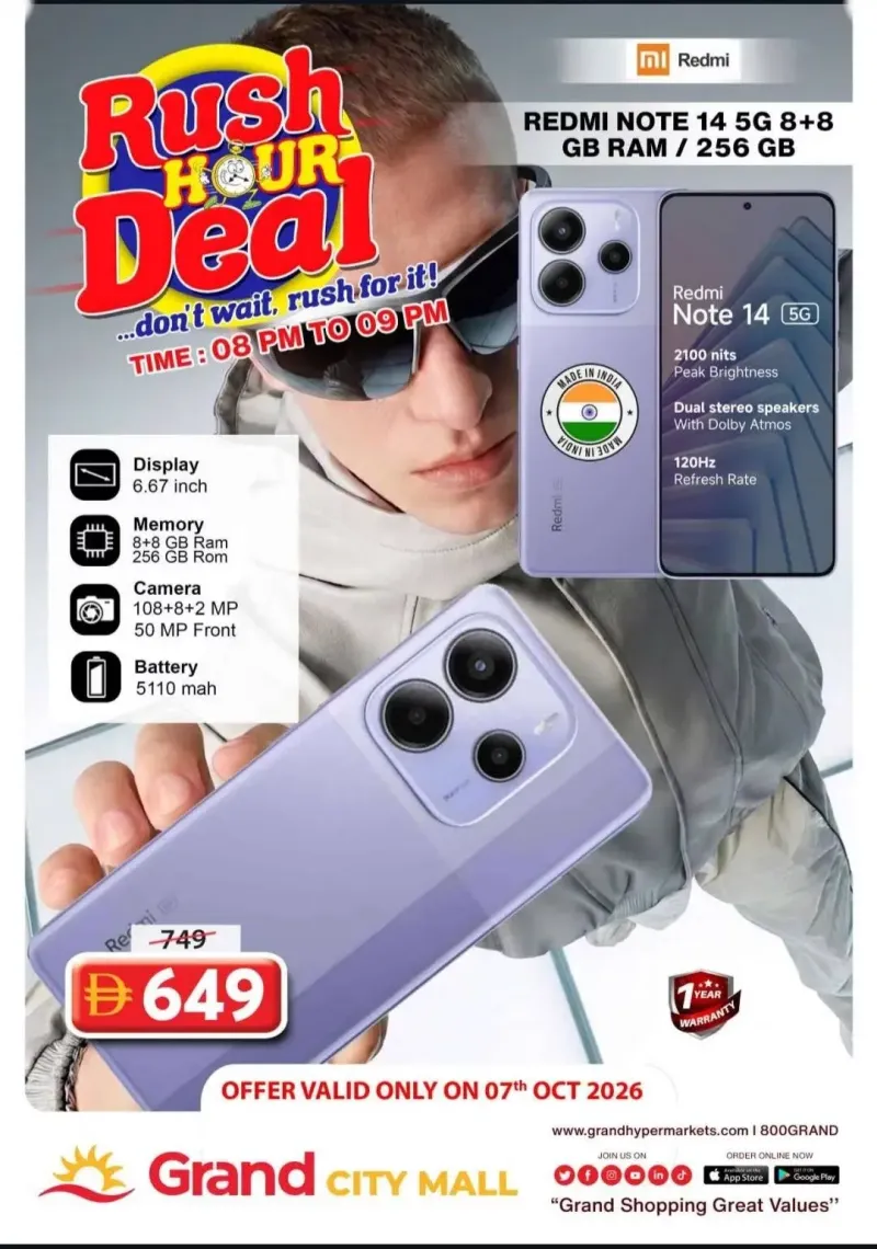 Grand Hypermarket weekly ad Oct 7 – Oct 8, 2026 – page 1
