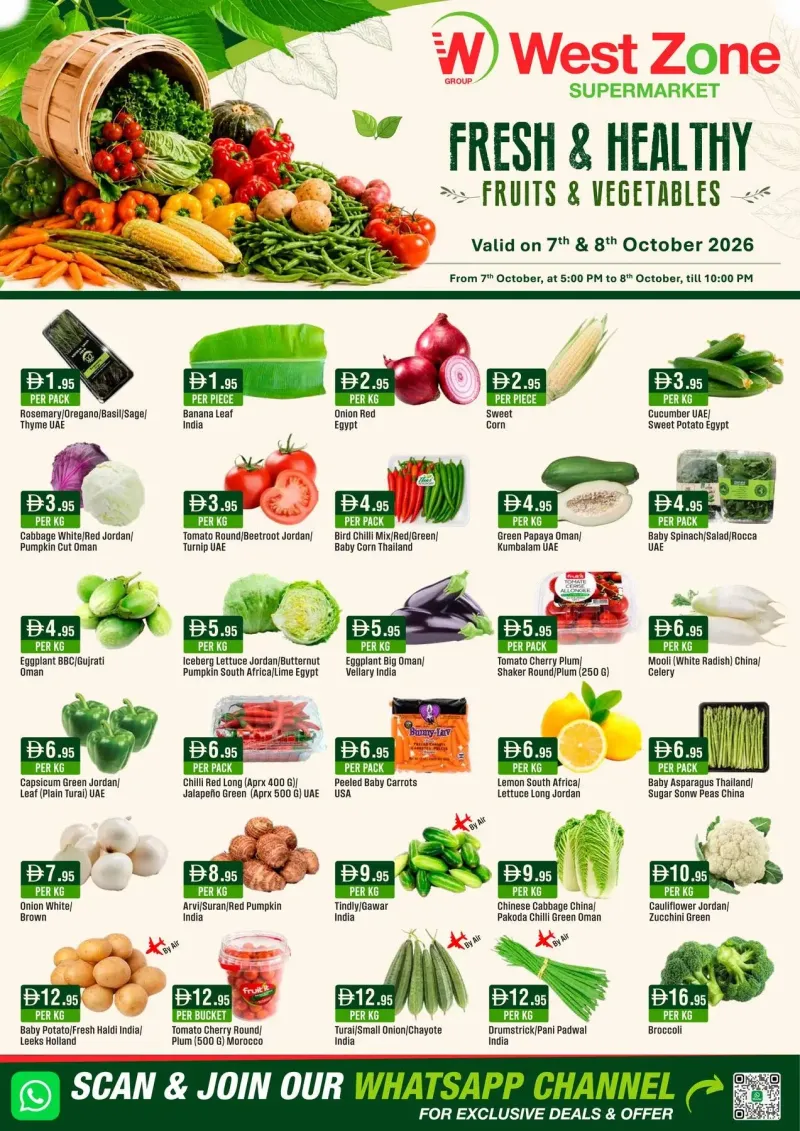 West Zone weekly ad Oct 7 – Oct 9, 2026 – page 1