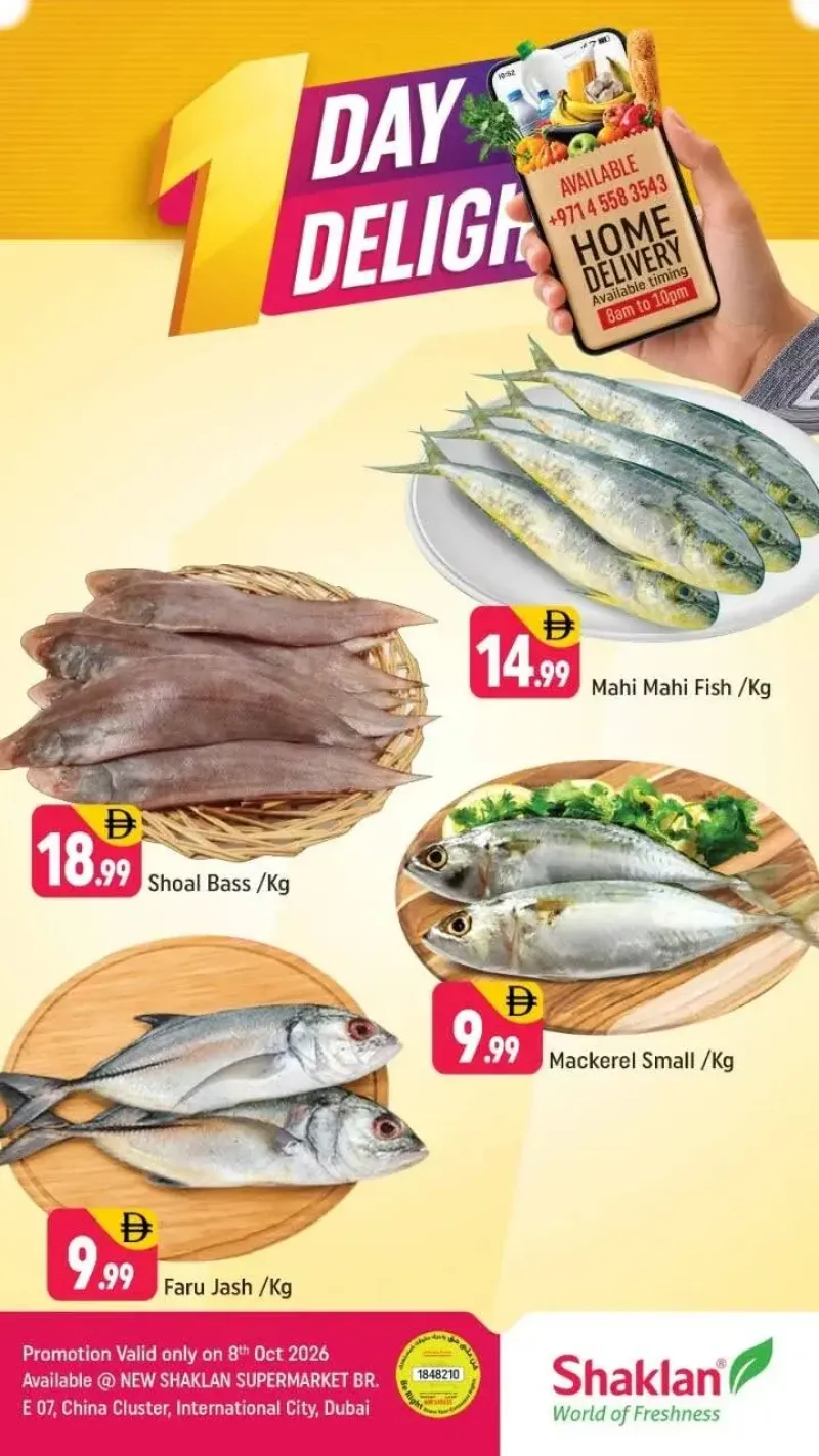 Shaklan weekly ad Oct 8 – Oct 9, 2026 – page 1