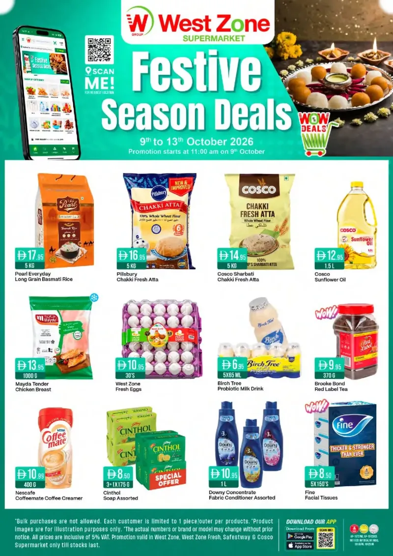 West Zone weekly ad Oct 9 – Oct 14, 2026 – page 1