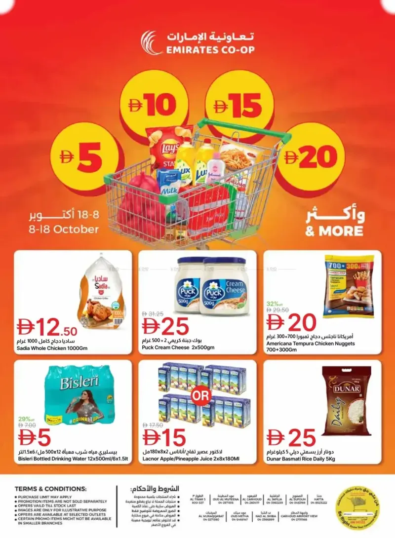 Emirates Co-Operative Society weekly ad Oct 9 – Oct 19, 2026 – page 1