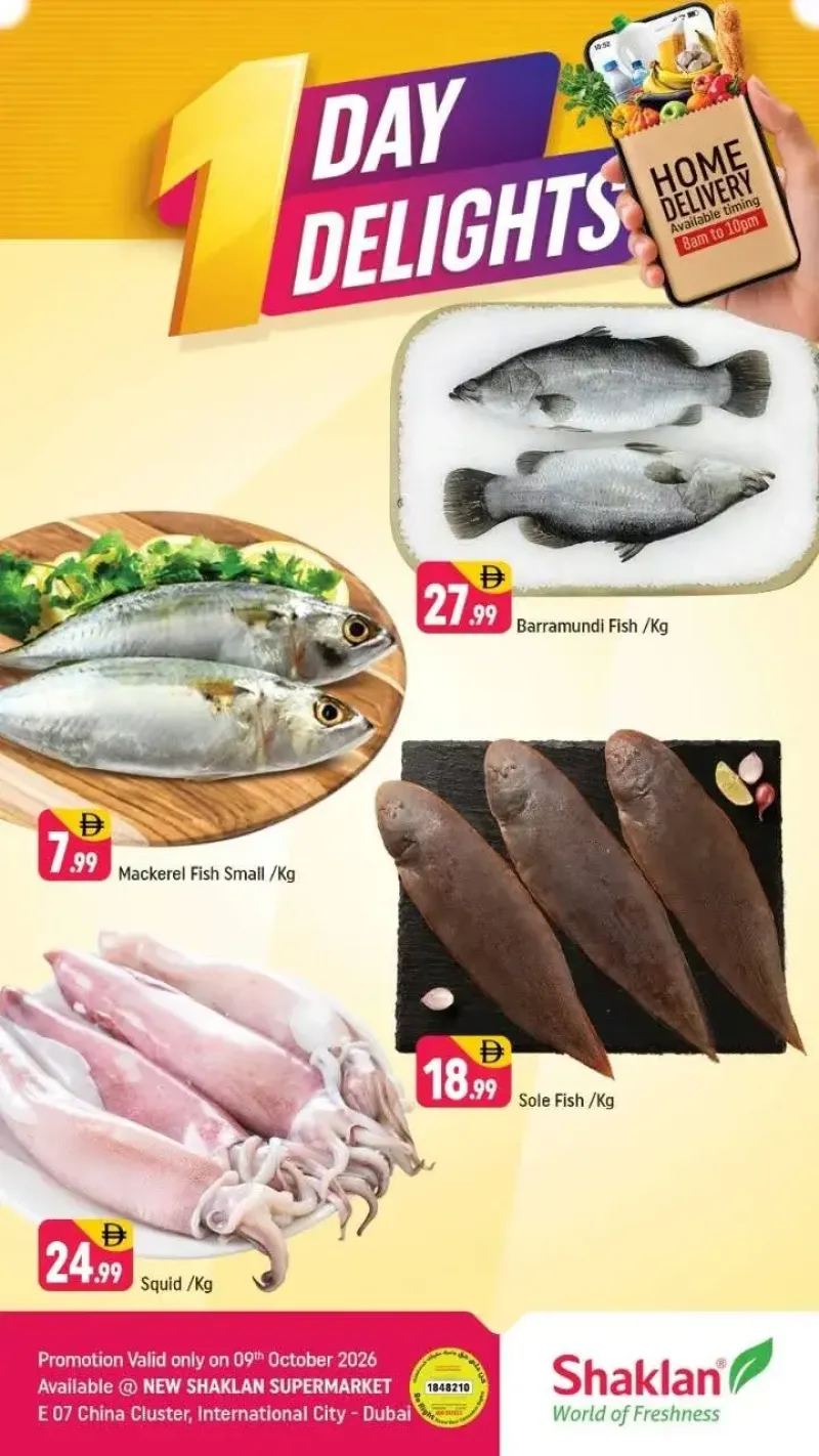 Shaklan weekly ad Oct 9 – Oct 10, 2026 – page 1