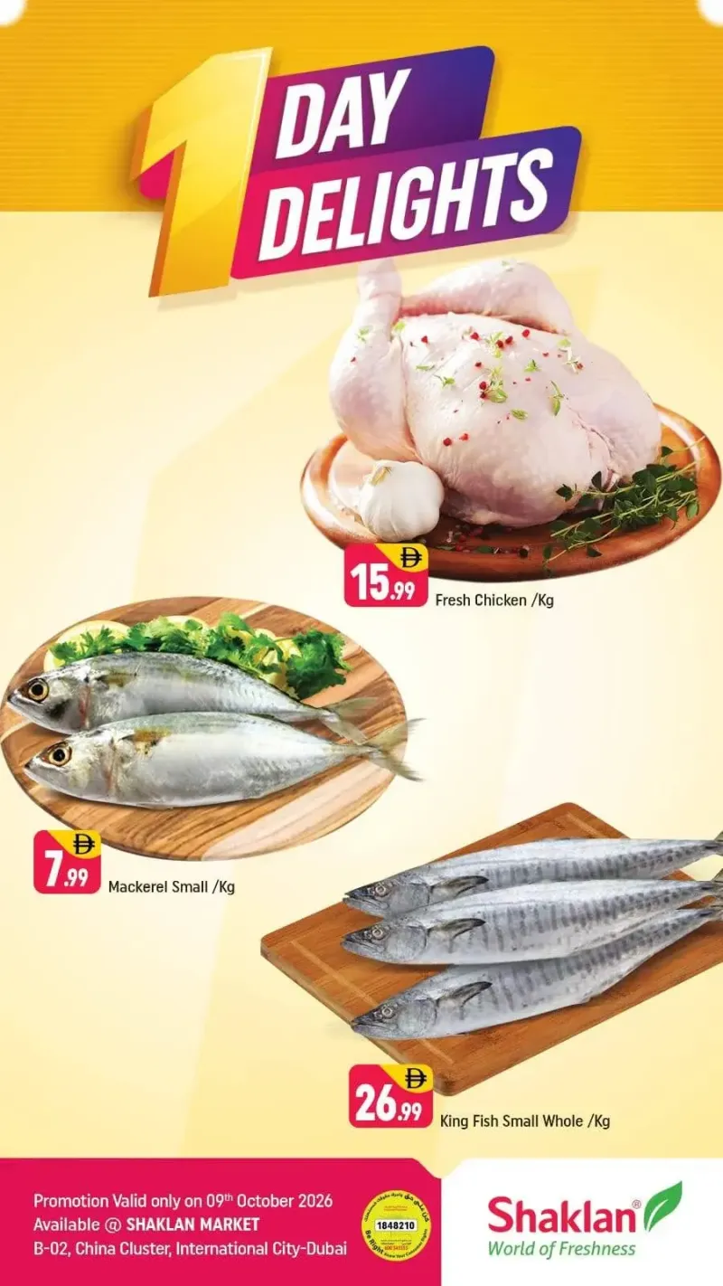 Shaklan weekly ad Oct 9 – Oct 10, 2026 – page 1