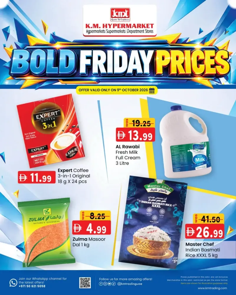K.M. TRADING weekly ad Oct 9 – Oct 10, 2026 – page 1