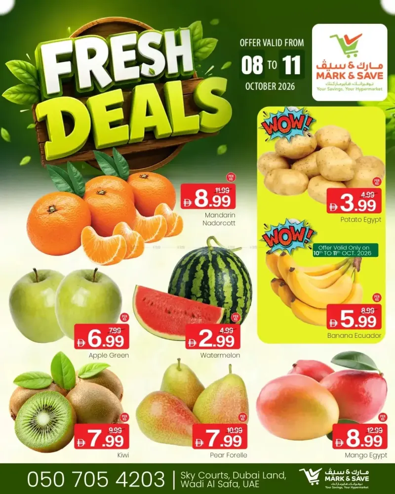 Mark & Save UAE weekly ad Oct 9 – Oct 12, 2026 – page 1