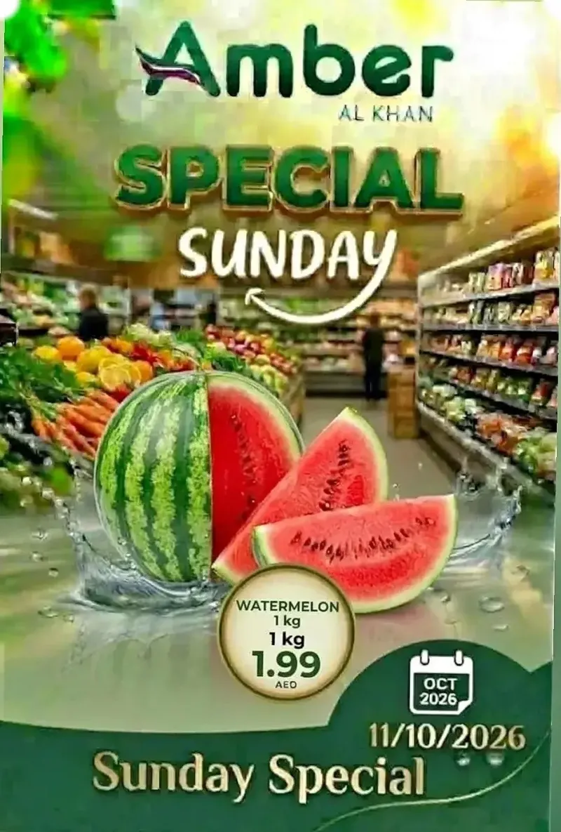 Amber weekly ad Oct 11 – Oct 12, 2026 – page 1