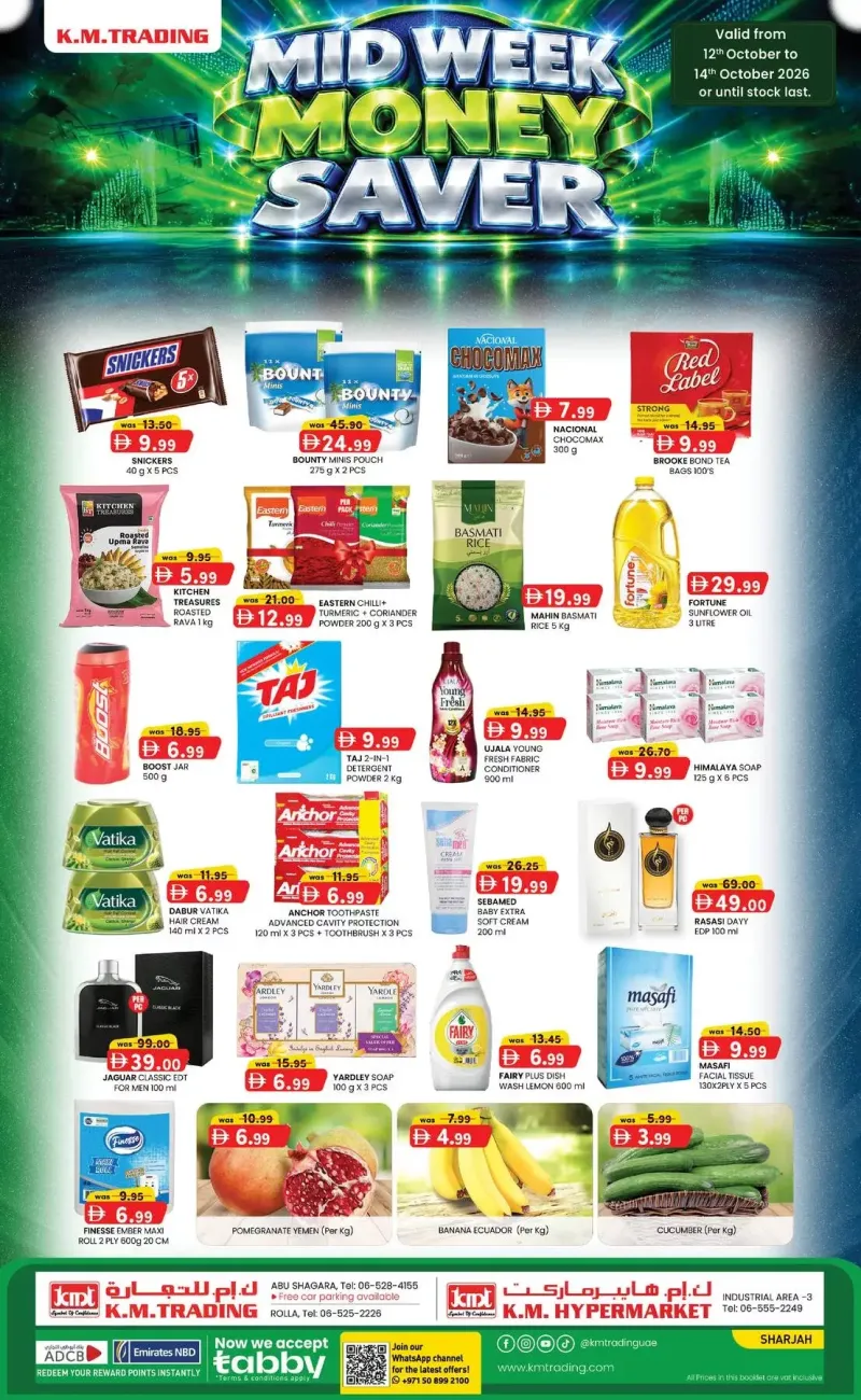 K.M. TRADING weekly ad Oct 12 – Oct 15, 2026 – page 1