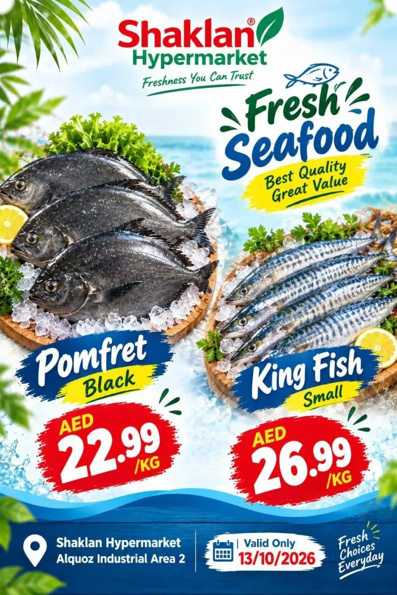 Shaklan weekly ad Oct 13 – Oct 14, 2026 – page 1