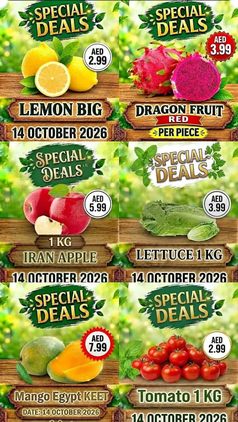Amber weekly ad Oct 14 – Oct 15, 2026 – page 1