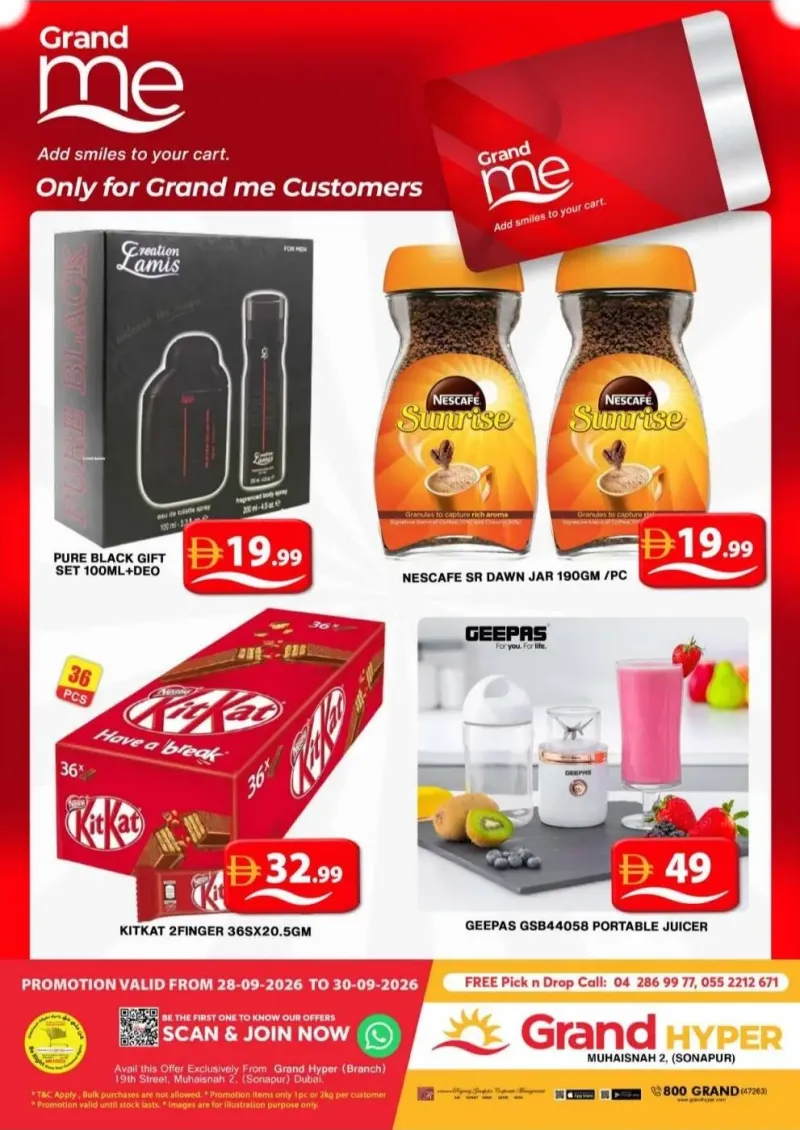 Grand Hypermarket weekly ad Sep 27 – Sep 30, 2026 – page 1