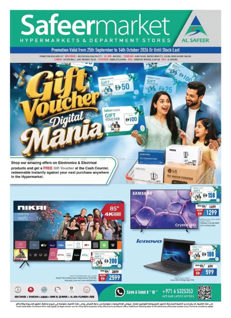 Al Safeer Hypermarket weekly ad Sep 24 – Oct 14, 2026 – page 1