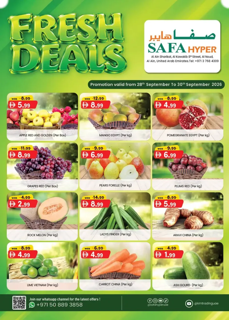 K.M. TRADING weekly ad Sep 27 – Sep 30, 2026 – page 1