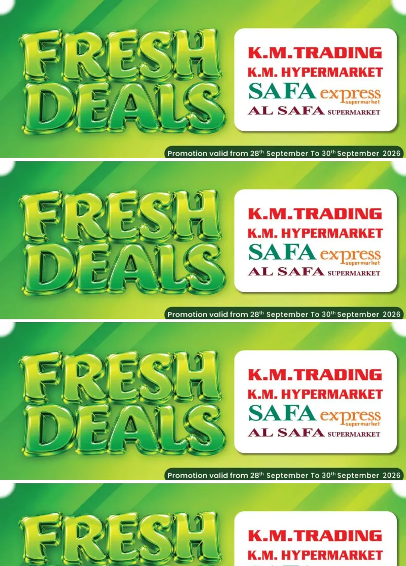 K.M. TRADING weekly ad Sep 27 – Sep 30, 2026 – page 1