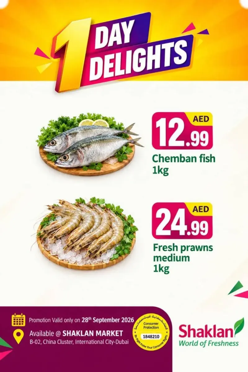 Shaklan weekly ad Sep 27 – Sep 28, 2026 – page 1
