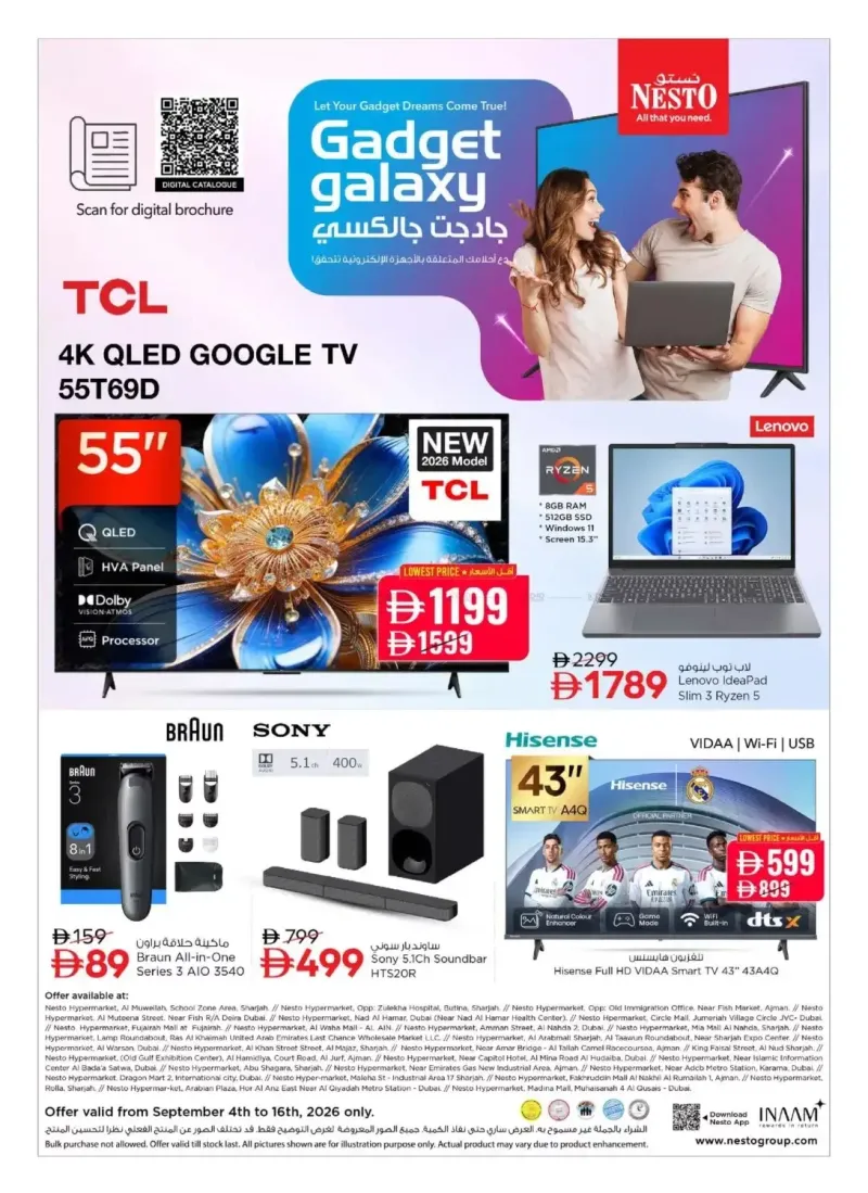 Nesto weekly ad Sep 3 – Sep 16, 2026 – page 1