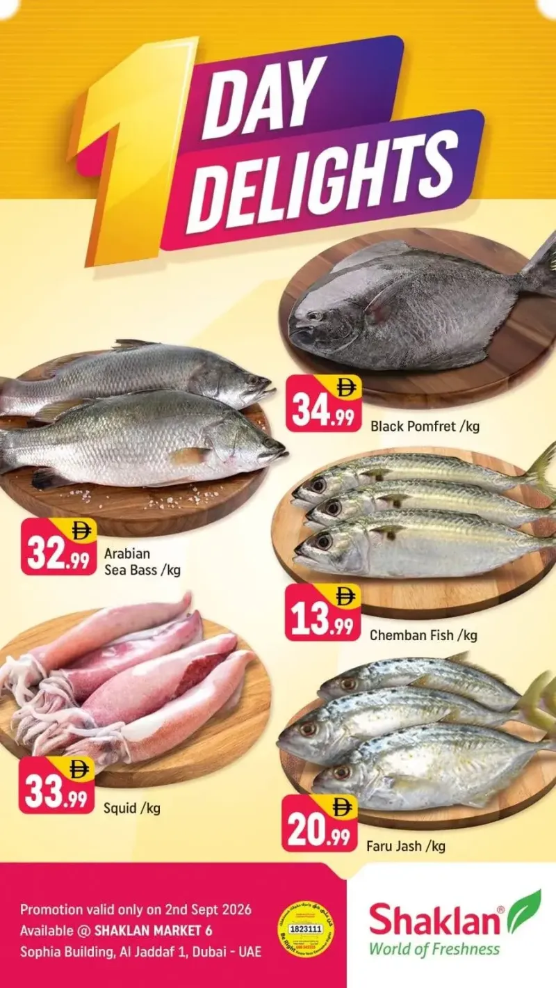 Shaklan weekly ad Sep 1 – Sep 2, 2026 – page 1