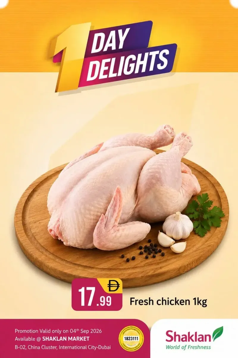 Shaklan weekly ad Sep 3 – Sep 4, 2026 – page 1