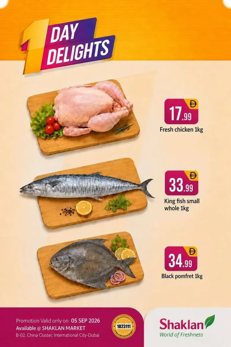 Shaklan weekly ad Sep 4 – Sep 5, 2026 – page 1