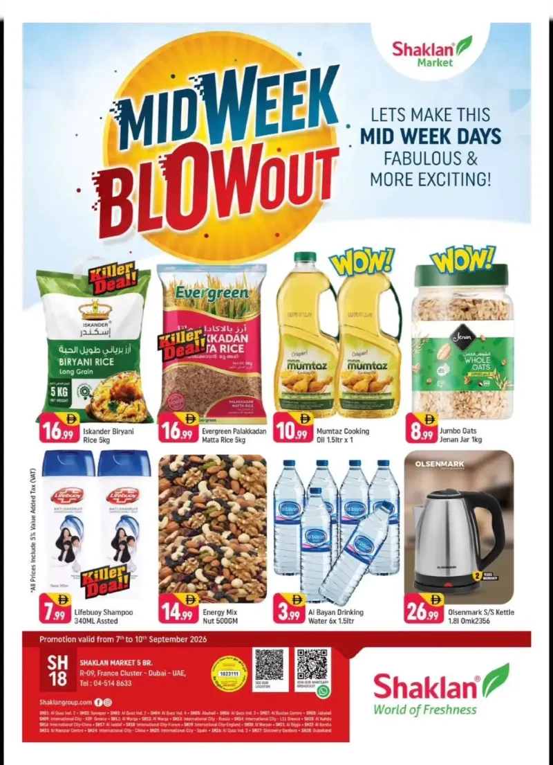 Shaklan weekly ad Sep 6 – Sep 10, 2026 – page 1