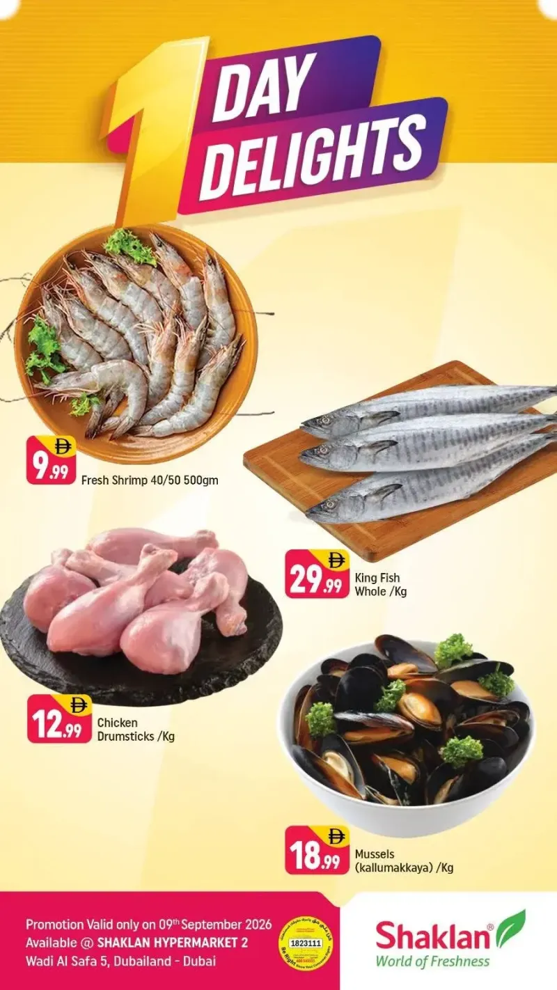 Shaklan weekly ad Sep 8 – Sep 9, 2026 – page 1
