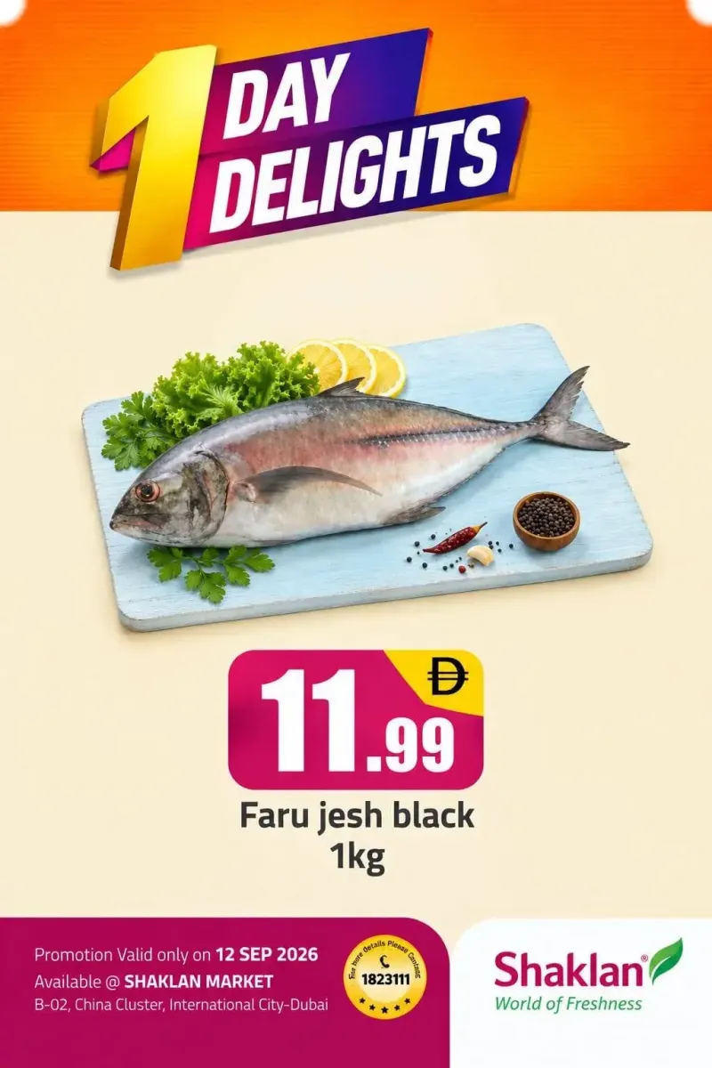 Shaklan weekly ad Sep 11 – Sep 12, 2026 – page 1