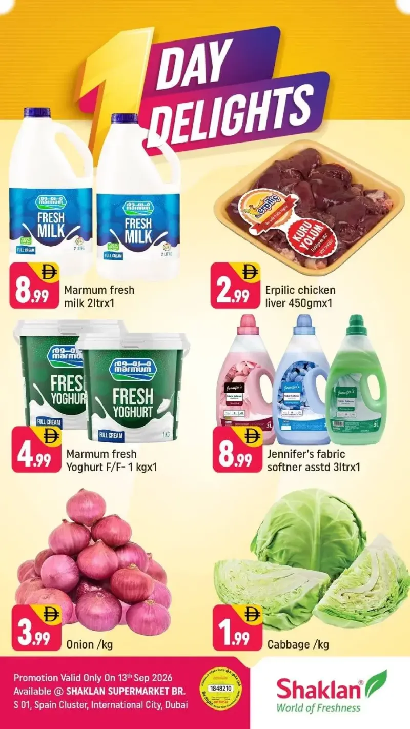 Shaklan weekly ad Sep 12 – Sep 13, 2026 – page 1